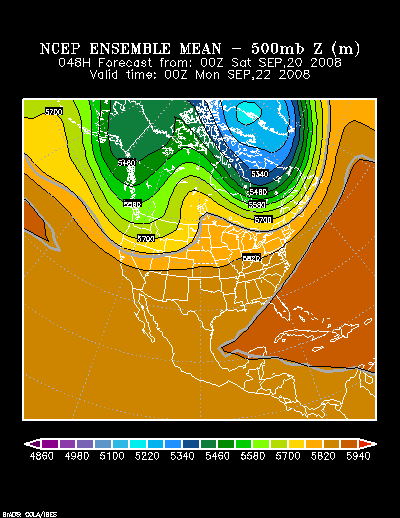 NCEP Ensemble forecast product