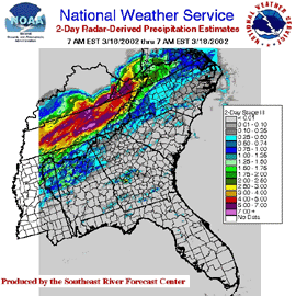 Tennessee - North Carolina precipitation event