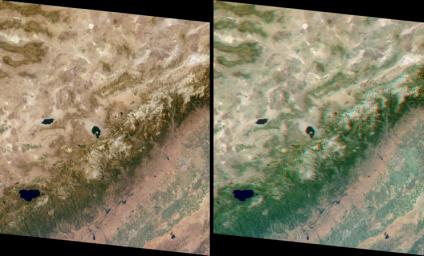 MISR Sees the Sierra Nevadas in Stereo