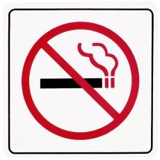 Ilustración de la advertencia de no fumar
