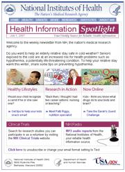 cover of NIH spotlight