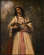 image of Gypsy Girl with Mandolin