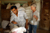 A Food for Peace Officer, checks on the dispersion of rations as part of a World Food Program that provides basic commodities to the needy in Southern Iraq. The local agent and his family service 168 families (897 people) from the supplies stored in their home. USAID supports the program.