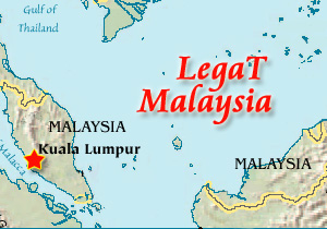 Graphical map of Malaysia