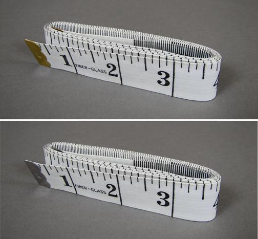 Picture of Recalled Two-Sided White Seamstress Flexible Tape Measure