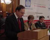 Ambassador Alexander Vershbow speaking at the Second Russian Business Summit on AIDS