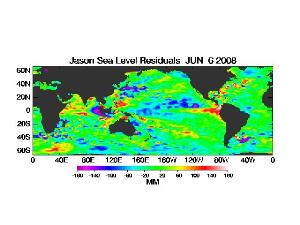 Image of 6 June 2008 Global Sea Level Anomalies