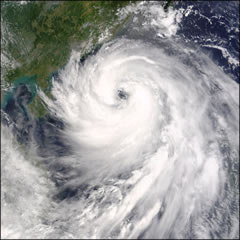 Satellite Image - Super Typhoon Imbudo