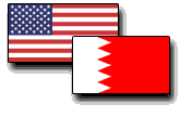 Flags of the United States and Bahrain