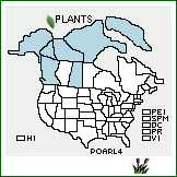 Distribution of Poa arctica R. Br. ssp. lanata (Scribn. & Merr.) Soreng. . 