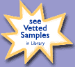 See Vetted Samples in Library