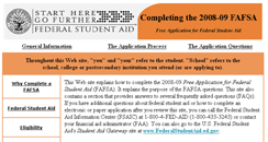 2008-09 Completing FAFSA