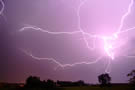 Picture of lightning over Grayslake, IL