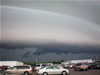 Shelf cloud at the Sportscore in Rockford, IL on July 10, 2008