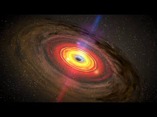 <b> 32. TOP HUBBLE SCIENCE STORIES: Monster Black Holes Are Everywhere </b> Hubble has observed that black holes are everywhere, and they also have an intimate relationship with their host galaxies. Hubble observations reveal a tight relationship exists between the masses of the central black holes and those of the galactic