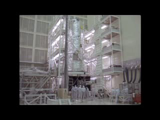 <b> 35: HST Archival Film Highlights: Hubble in cleanroom, STS-31 crew arrival at KSC, HST in shuttle bay: </b> Upconverted 16mm film B-roll of HST in cleanroom, and mission prep prior to STS-31 mission, circa 1990. NOTE: Approximately 5-hours of 16mm film related to Hubble missions is now available in high definition. Contact the Public Affairs Officers for more information.