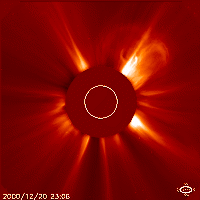 LASCO C2 image of associated CME