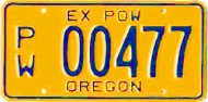 Ex-POW License Plate