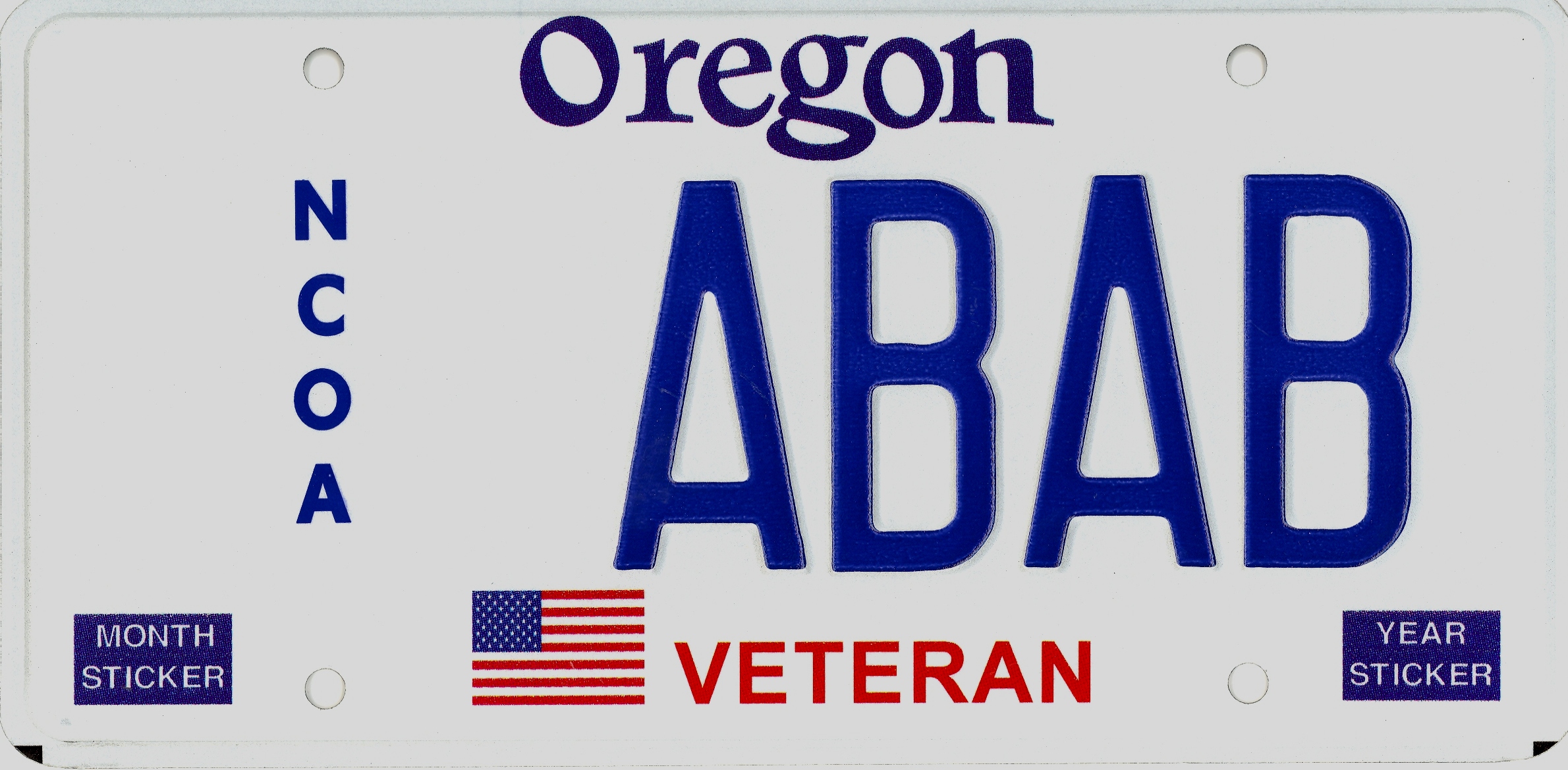 Non-Commision Officers Association License Plate