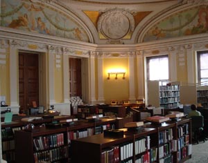 View of the European Reading Room -- Photo by K. Nyirady.