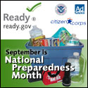Illustration: Ready.gov, September is National Preparedness Month.