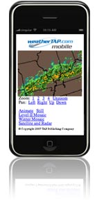 WeatherTAP on iPhone