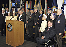 VA Secretary R. James Nicholson announces Veterans Pride Initiative