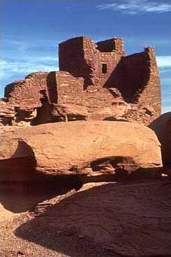 (photo) Wukoki Pueblo at Wupatki National Monument is a spectacular example of the archeological resources protected by the Antiquities Act.