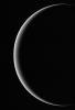 Color Voyager 2 Image Showing Crescent Uranus