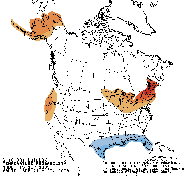 6-10 Day Temperature Outlook