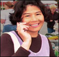 Photo: A smiling native Alaskan woman