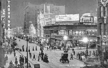 Early Photo of Curtis Street, Denver, Colorado
