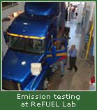 Photo of Emission Testing at ReFUEL Lab