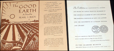 Pearl S. Buck's "The Good Earth"