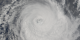 Close view of Cyclone Dina