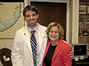 Congresswoman Ileana Ros-Lehtinen with Ulysses Diaz, American Osteopathic Association/Miami Chapter