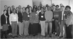 Photo of J Taylor Harden, Ph.D., R.N., F.A.A.N. and 2007 Technical Assistance Workshop Attendees