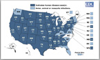 Map of West Nile Virus Activity 08