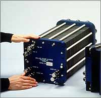 Photo of a fuel cell stack