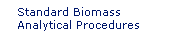 Standard Biomass Analytical Procedures