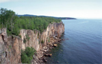 Photo showing the North Shore of Lake Superior
