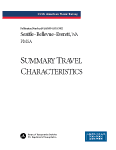 American Travel Survey (ATS) 1995 - Metropolitan Area Summary Travel Characteristics: Seattle-Bellevue-Everett, Washington PMSA