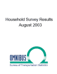 Omnibus Survey, Household Survey Results - August 2003