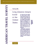 American Travel Survey (ATS) 1995 - Long Distance Leisure Travel in the United States