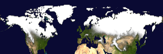 This animation shows the average snow cover for a given month over a 23-year period. The frames provide a transparent overlay. A background image taken from NASA's Blue Marble is also provided.