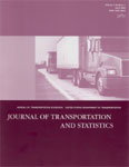 Journal of Transportation and Statistics (JTS), Volume 3, Number 1