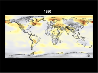 1950 - This decadal winter and spring seasonal average exposes slightly higher then normal temperatures in the Northern Hemisphere.