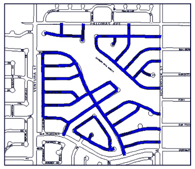 2004 Slurry Seal Street Project Map 5
