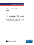 American Travel Survey (ATS) 1995 - State Summary Travel Characteristics: Utah