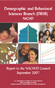 Demographic and Behavioral Sciences Branch, NICHD, Report to the NACHHD Council, September 2007